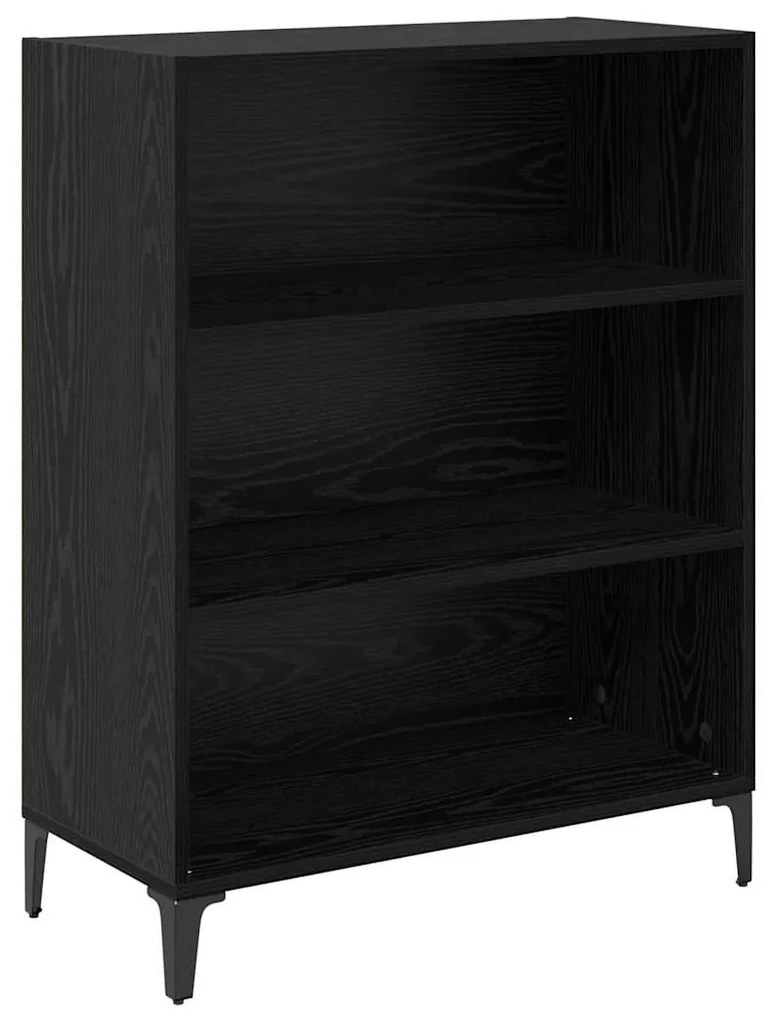 vidaXL Πλαϊνό γραφείο Μαύρη Οξυά 69,5 x 32,5 x 90 εκ