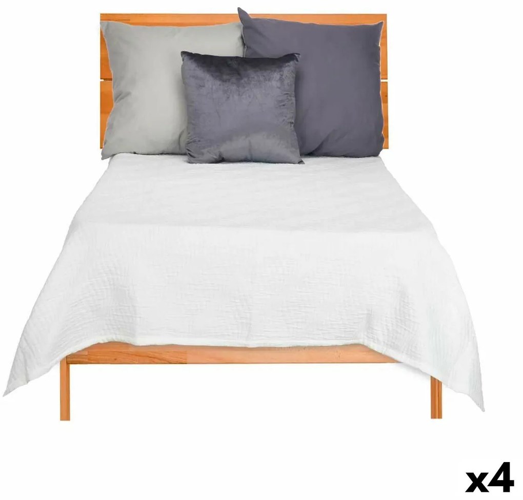 Πάπλωμα 180 x 260 cm Λευκό (4 Μονάδες)