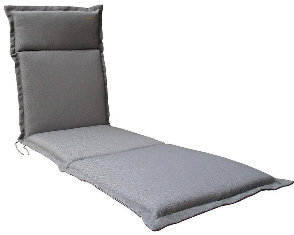 Μαξιλάρι Για Ξαπλώστρα Με Φερμουάρ N9/75 196x58x6cm Grey