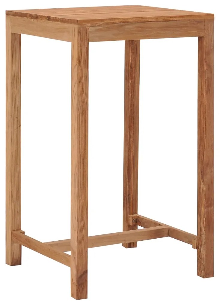 vidaXL Τραπέζι Μπαρ Κήπου 60 x 60 x 105 εκ. από Μασίφ Ξύλο Teak