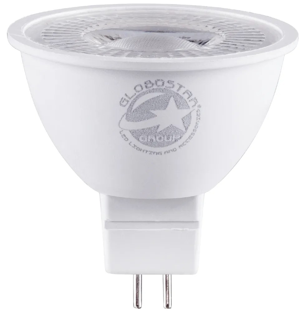 GloboStar 60116 Σποτ LED GU5.3 MR16 7W 700lm 38° DC 12-24V IP20 Φ5 x Υ4.2cm Θερμό Λευκό 2700K - 3 Years Warranty - 60116