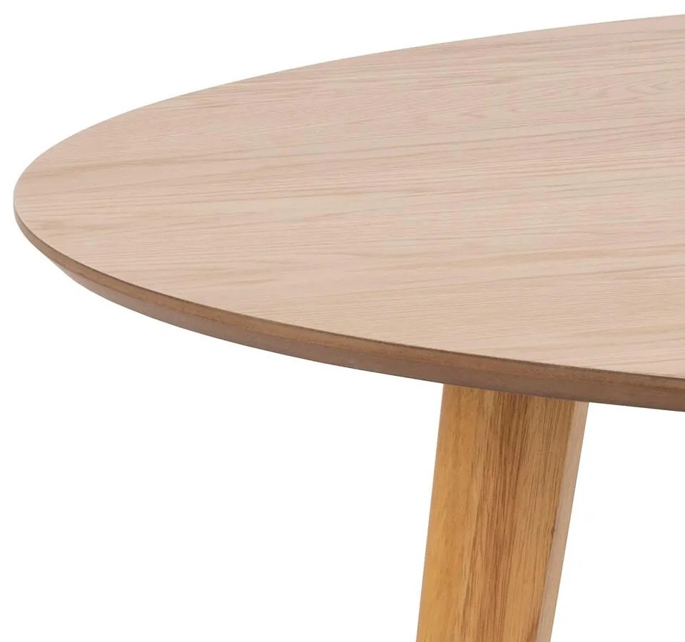 Τραπέζι Oakland 630, Ανοιχτό χρώμα ξύλου, 76cm, 35 kg, Ινοσανίδες μέσης πυκνότητας, Φυσικό ξύλο καπλαμά, Ξύλο, Ξύλο: Καουτσούκ | Epipla1.gr