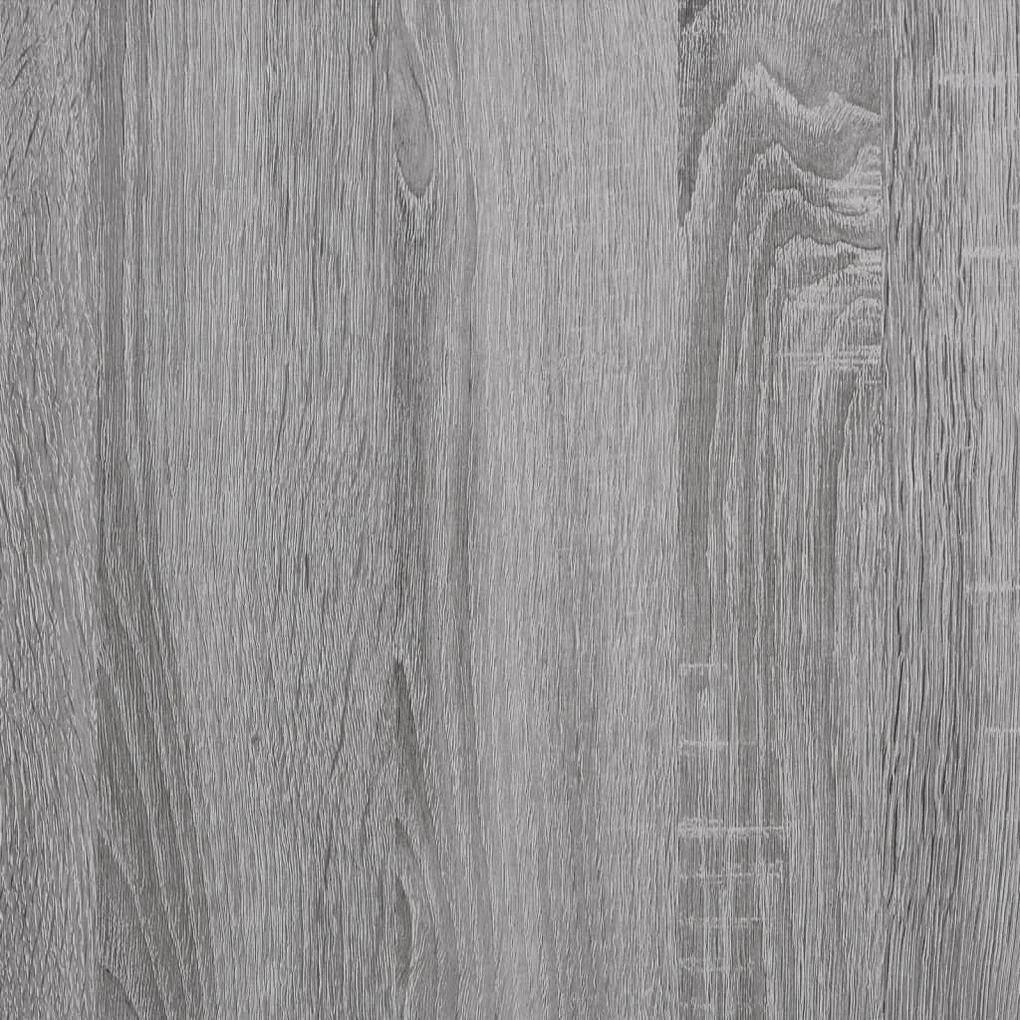 Παπουτσοθήκη Γκρι Sonoma 80x35,5x180 εκ. από Επεξεργασμένο Ξύλο - Γκρι
