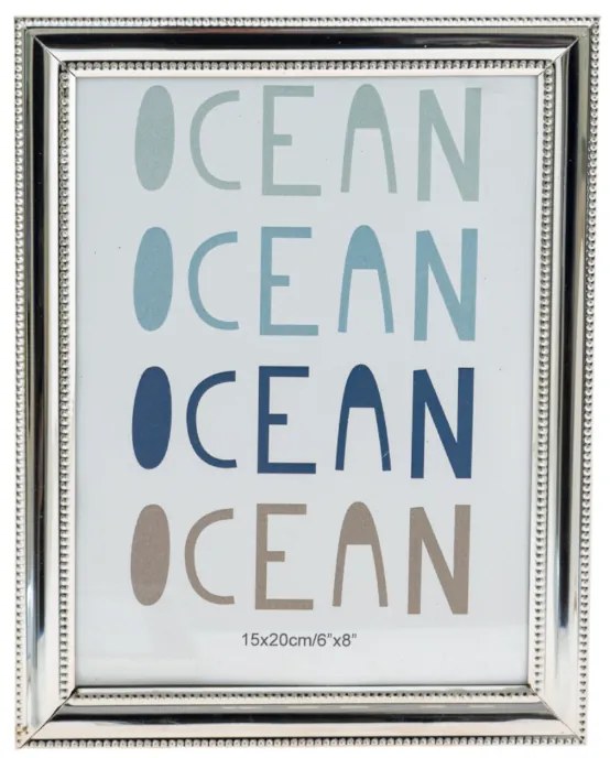 Κορνίζα Πλαστική Ασημί 15,5x1x20,5εκ. Zen Collection 24.8.50204