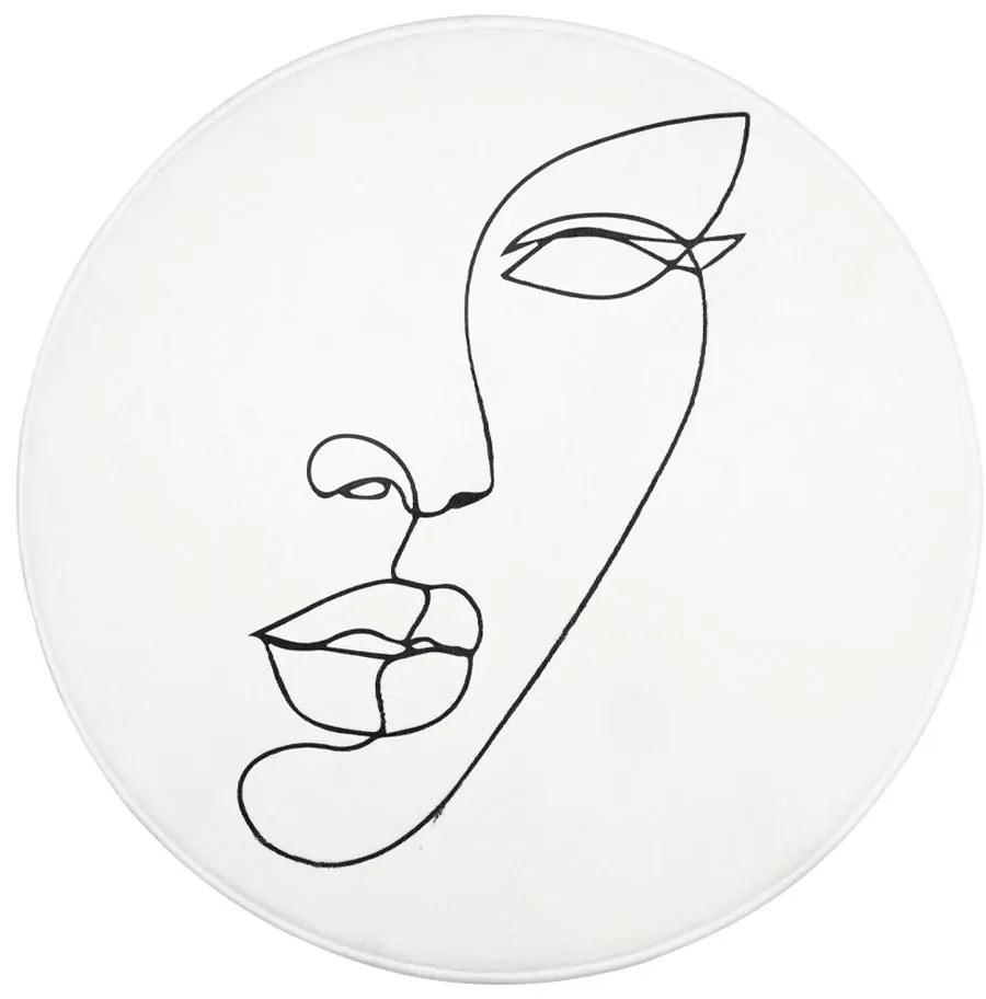 Estia 02-18092 Αντιολισθητικό Πατάκι Μπάνιου 80x80εκ., Λευκό