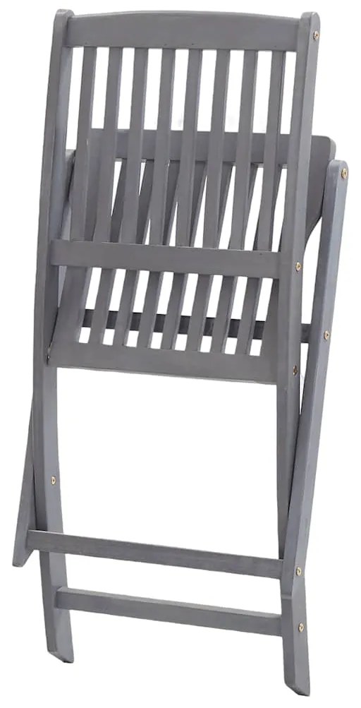 vidaXL Καρέκλες Κήπου Πτυσσόμενες 4 τεμ. από Μασίφ Ξύλο Ακακίας