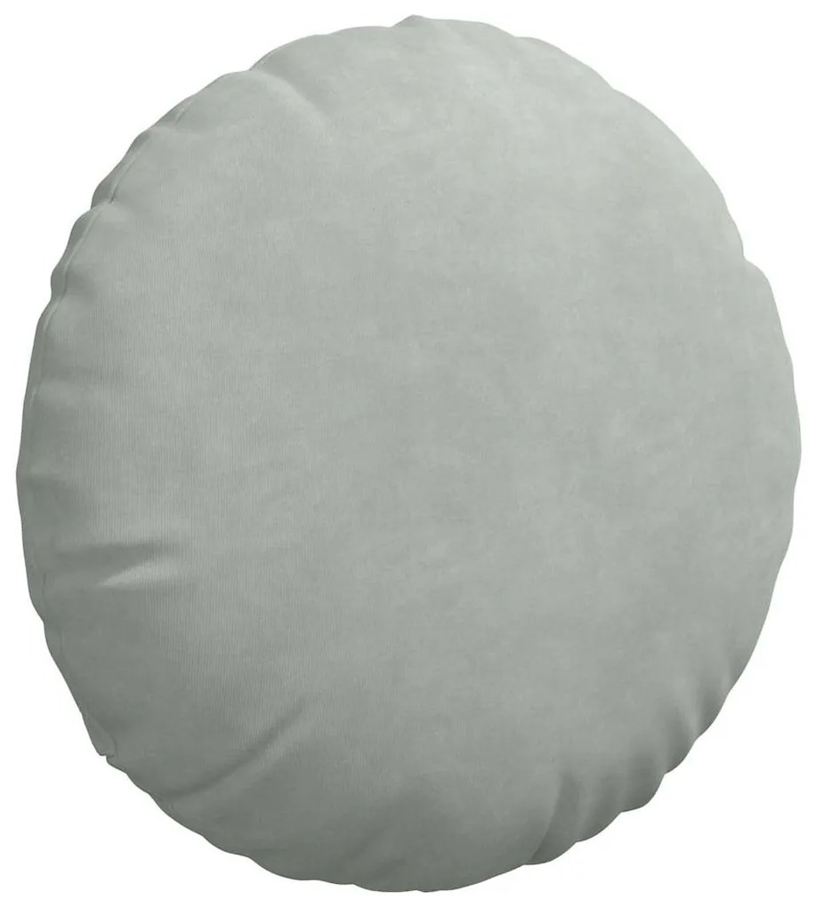 vidaXL Μαξιλάρια καθισμάτων 2 pcs Ανοιχτό γκρι Ø 40 x 13 εκ. Βελούδο