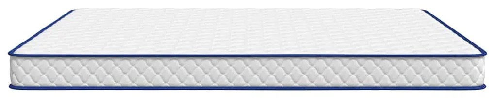 vidaXL Στρώμα με Αφρό Μνήμης Λευκό 200x200x17 εκ. μαλακό