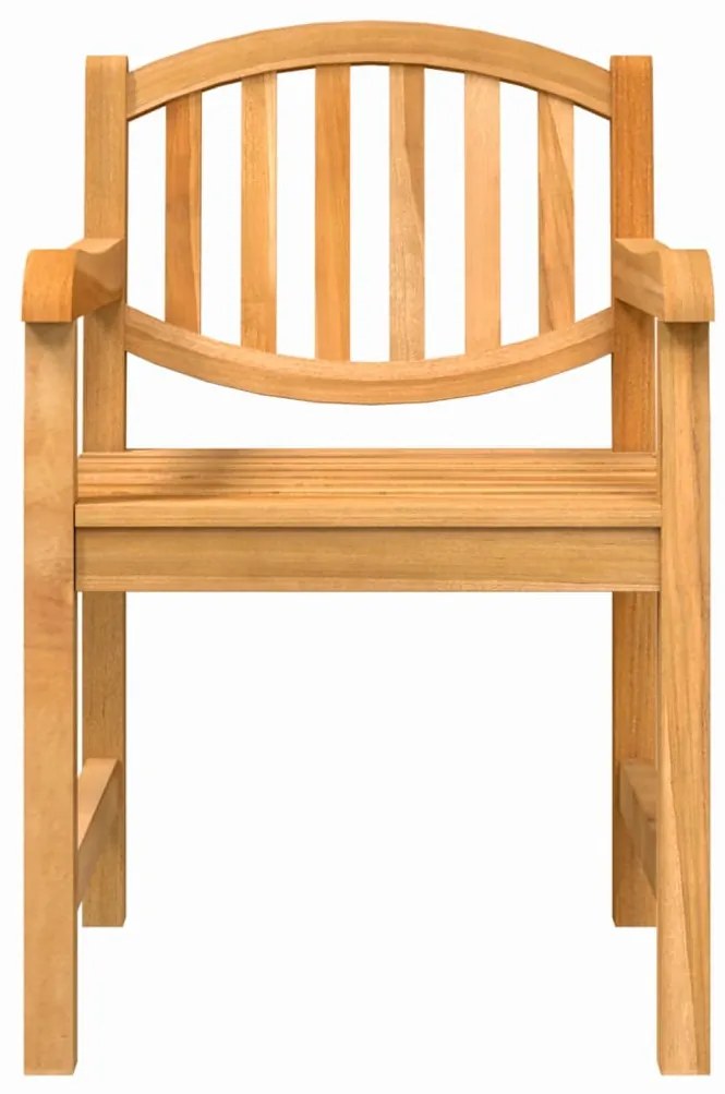 vidaXL Καρέκλες Κήπου 2 τεμ. 58 x 59 x 88 εκ. από Μασίφ Ξύλο Teak