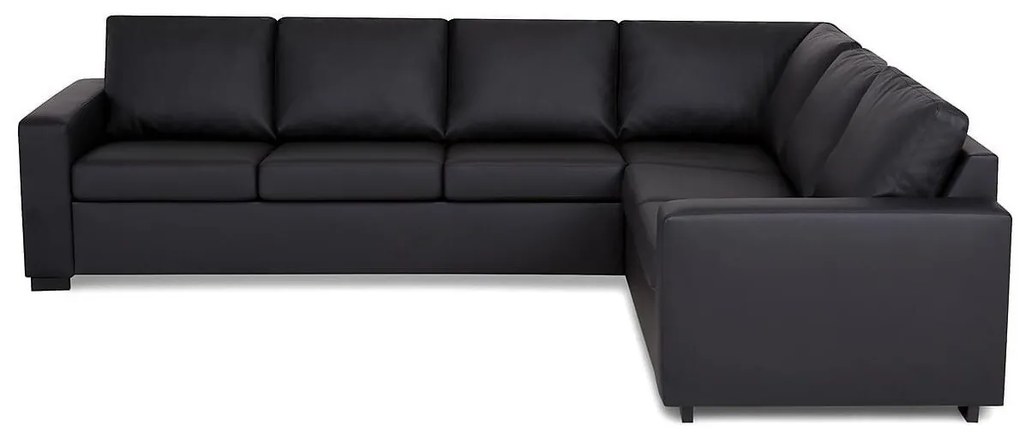 Γωνιακός Καναπές Scandinavian Choice C114, Μαύρο, 284x223x80cm, Πόδια: Πλαστική ύλη | Epipla1.gr