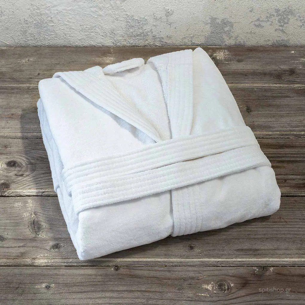 Μπουρνούζι Nima Bath Zen White Λευκό MEDIUM