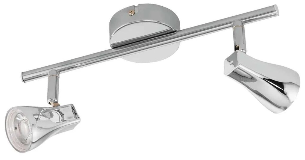 Φωτιστικό Σποτ Led 97829 Silver Tiberio Eglo Metal, Plastic