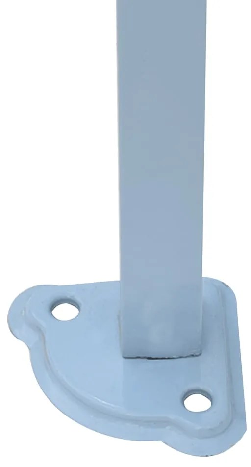 vidaXL Κιόσκι Πτυσσόμενο με 4 Πλευρικά Τοιχώματα Κρεμ 2x2 μ. Ατσάλινο