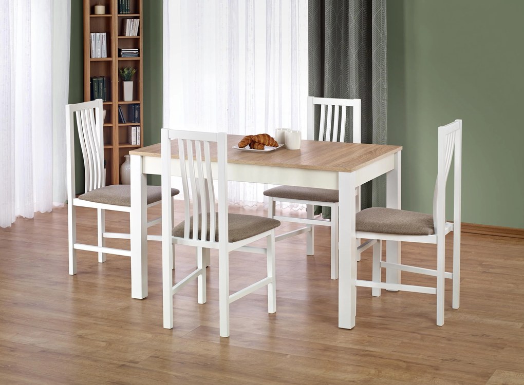 KSAWERY table color: sonoma oak / white DIOMMI V-PL-KSAWERY-ST-SONOMA/BIAŁY DIOMMI-60-22251