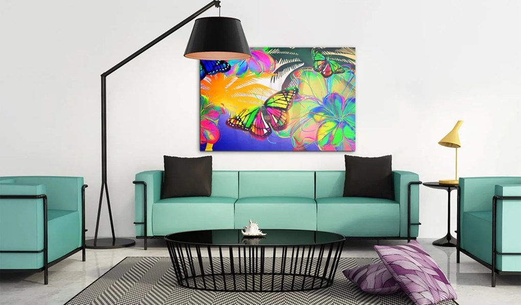 Πίνακας - Exotic butterflies 90x60