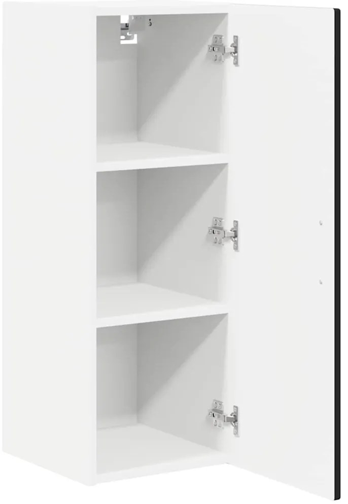 vidaXL Ντουλάπα Κουζίνας Μαύρο 30 x 31 x 80 εκ. Επεξεργασμένο ξύλο