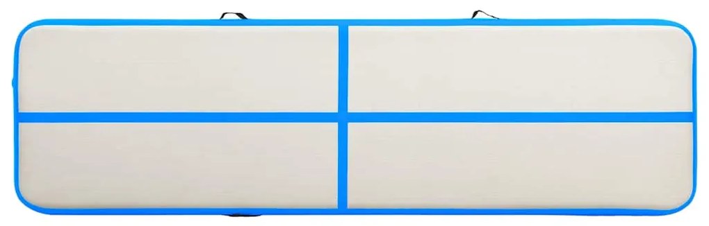 vidaXL Στρώμα Ενόργανης Φουσκωτό Μπλε 800 x 100 x 15 εκ. PVC με Τρόμπα