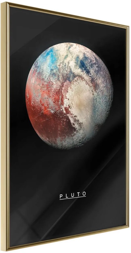 Αφίσα - The Solar System: Pluto - 20x30 - Χρυσό - Χωρίς πασπαρτού