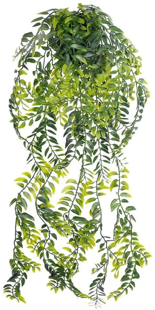 Τεχνητό Κρεμαστό Φυτό Fern 20877 Φ23x70cm Green GloboStar Πολυαιθυλένιο