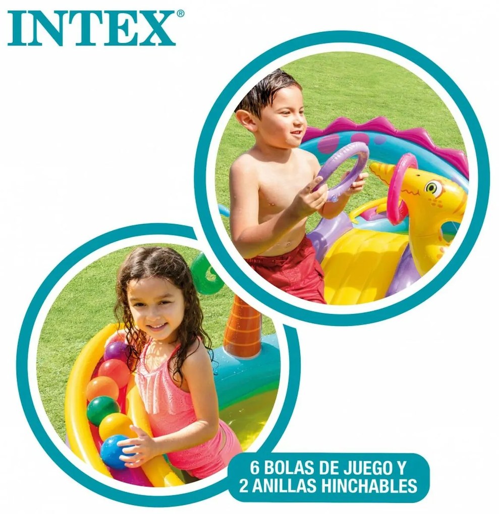 Παιδική πισίνα Intex Δεινόσαυροι Παιδική χαρά 302 x 112 x 229 cm 280 L