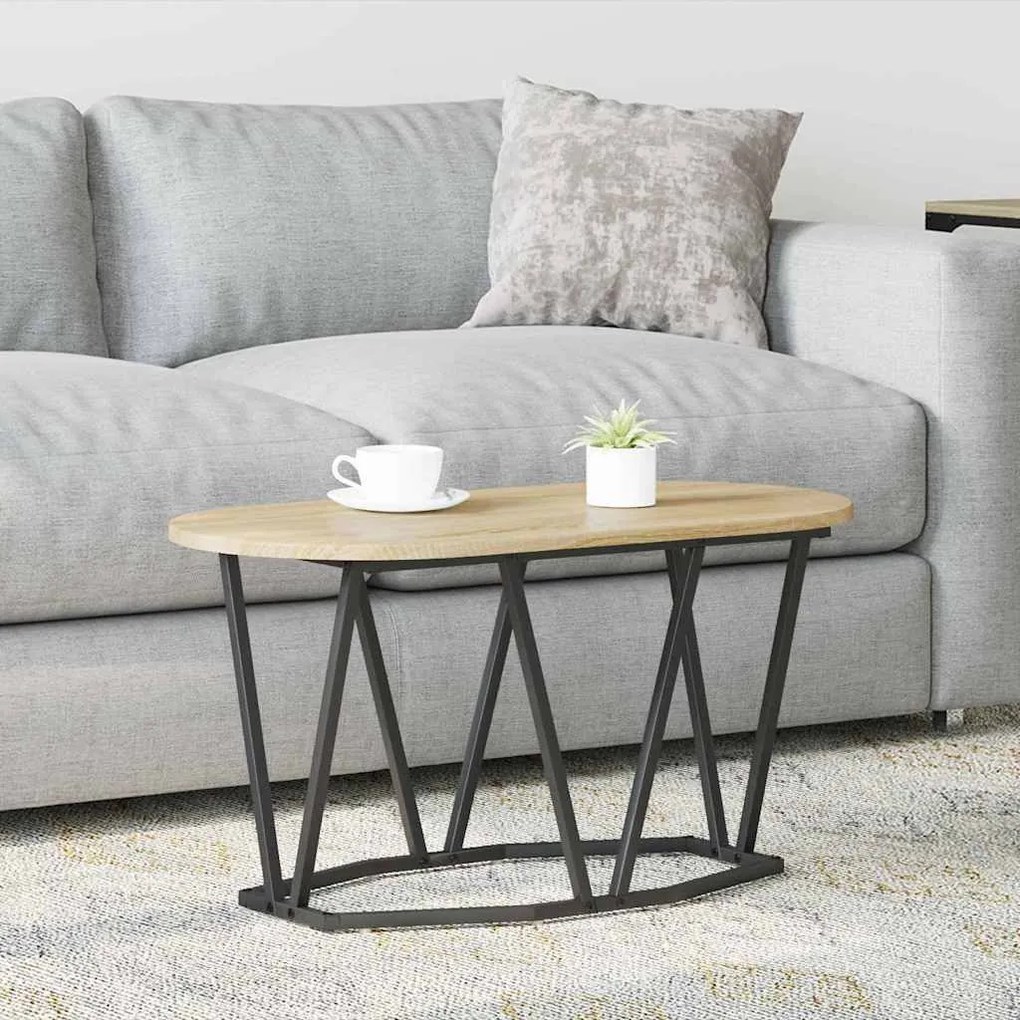 vidaXL Τραπέζι του καφέ Sonoma Δρυς 80 x 40 x 40.5 εκ