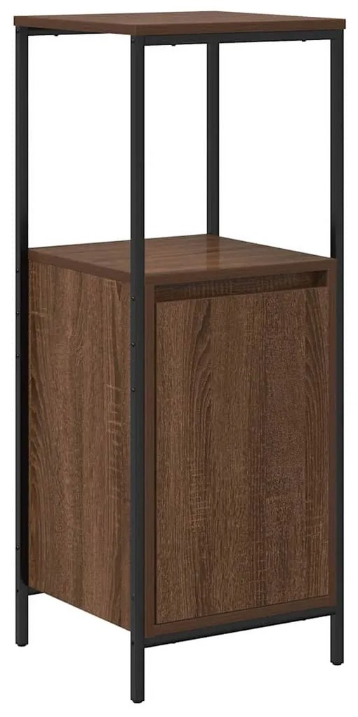 vidaXL Σετ Επίπλων Μπάνιου με ράφι 5 pcs Καφέ 76.5 x 35 x 95 εκ