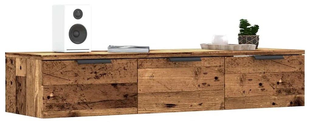 ντουλάπι τοίχου vidaXL Παλιό ξύλο 102x30x20 cm Κατασκευασμένο ξύλο