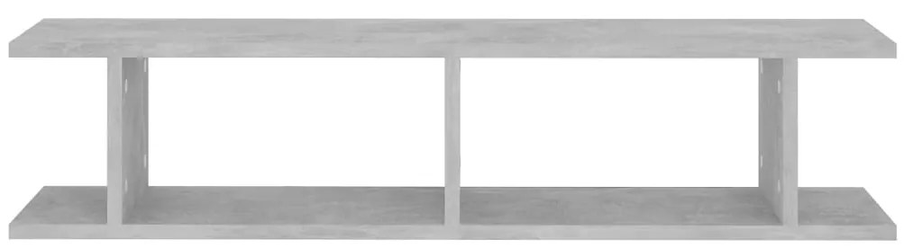 Ραφιέρες Τοίχου 2 τεμ. Γκρι Σκυρ. 90 x 18 x 20 εκ. Μοριοσανίδα - Γκρι