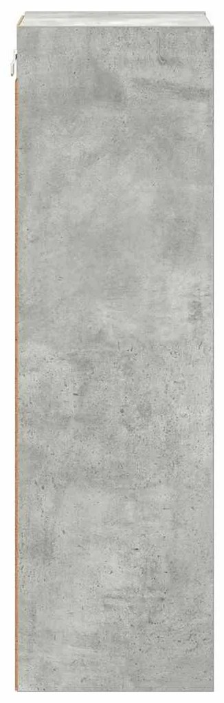 vidaXL Κρεμαστό ντουλάπι Σκυρόδεμα Γκρι 30 x 29,5 x 100 εκ.