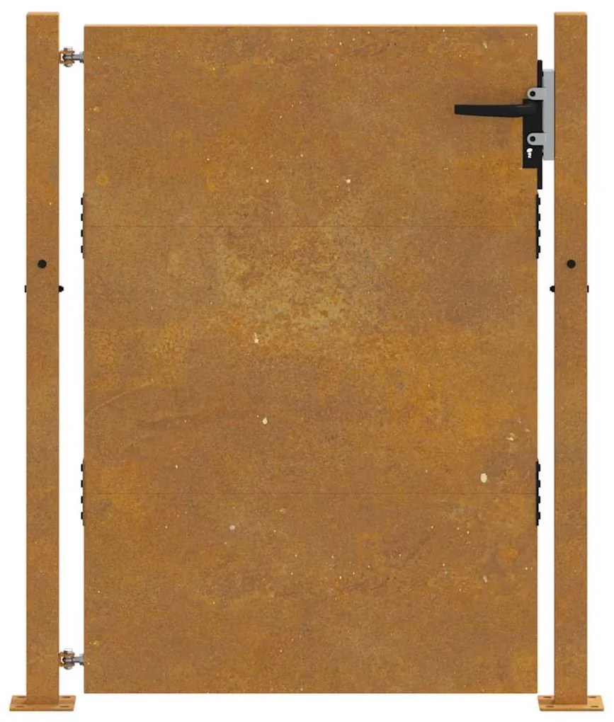 vidaXL Πύλη Κήπου 105 x 130 εκ. από Ατσάλι Corten