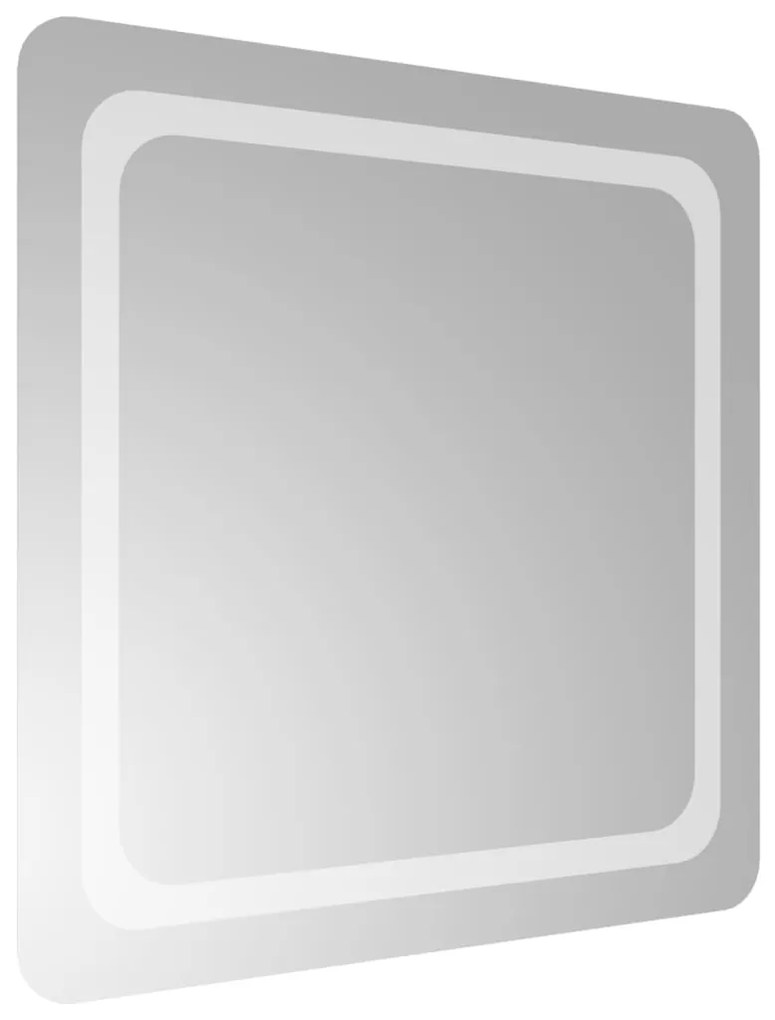 vidaXL Καθρέφτης Μπάνιου με LED 60x60 εκ.