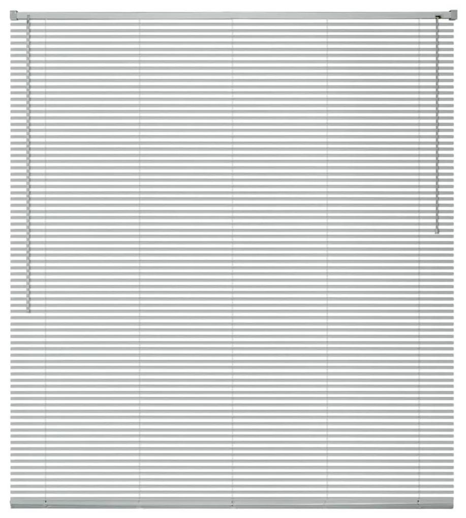 vidaXL Στόρι Παραθύρου Ασημί 140 x 160 εκ. από Αλουμίνιο