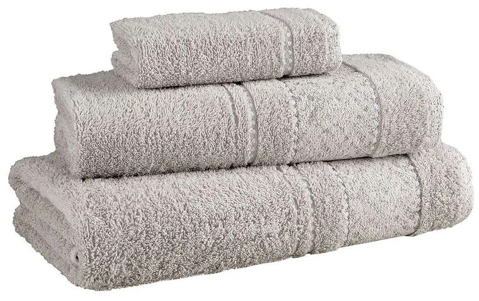 Πετσέτες Bristol (Σετ 3τμχ) Warm Gray Nima Towels Set 70x140cm 100% Βαμβάκι