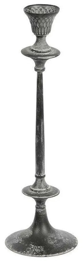 Κηροπήγιο Μεταλλικό LIX217 49x15,5x15,5cm Grey Espiel Metal