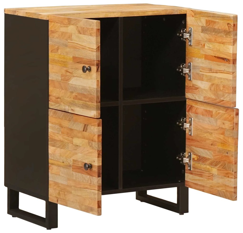 vidaXL Βοηθητικό ντουλάπι Καφέ 60 x 33 x 75 cm Στερεό ξύλο μάνγκο