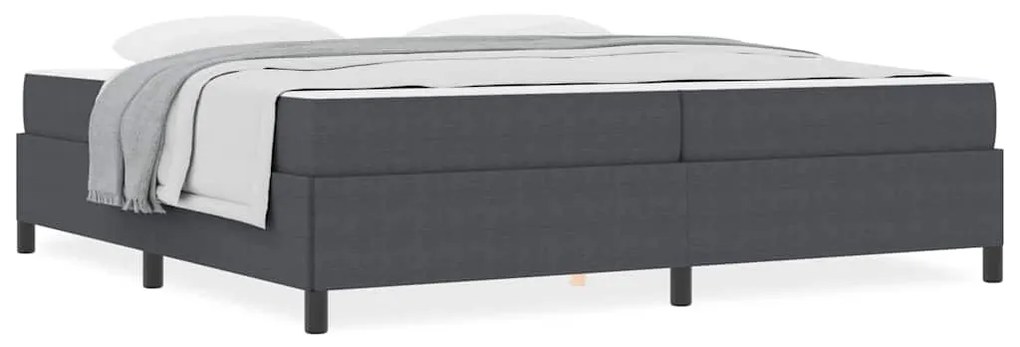 vidaXL Σκελετός Κρεβατιού Σκούρο γκρι 100 x 200 cm Βελούδο