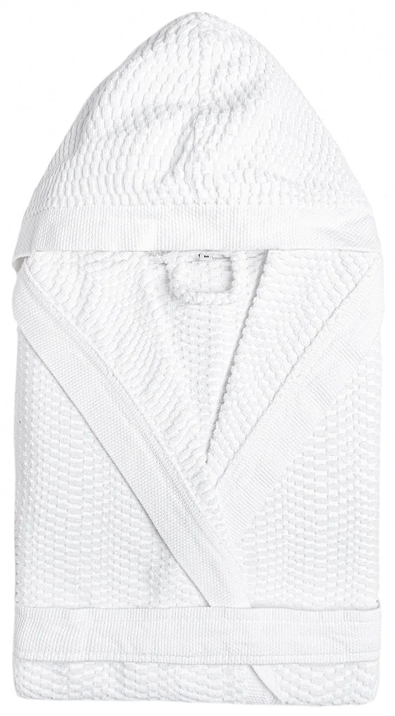 Μπουρνούζι Go Vegan Hooded White 20003 - L