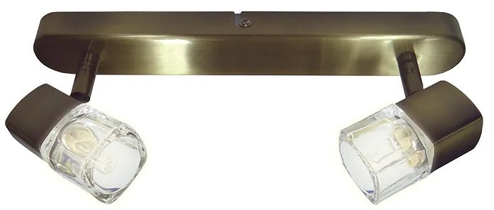 Φωτιστικό Σποτ Aca 0901062GAB NAPLES Οξυντέ (Bronzed)