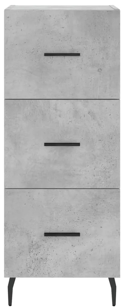 vidaXL Ντουλάπι Γκρι Σκυροδέματος 34,5x34x90 εκ. Επεξεργασμένο Ξύλο