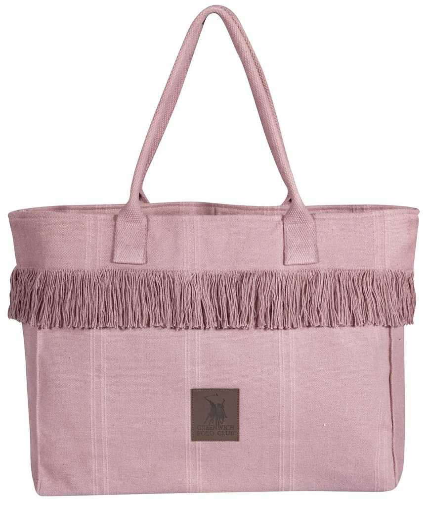 Τσάντα Θαλάσσης Polyester 46x36εκ. Essential 4085 Ροζ Greenwich Polo Club