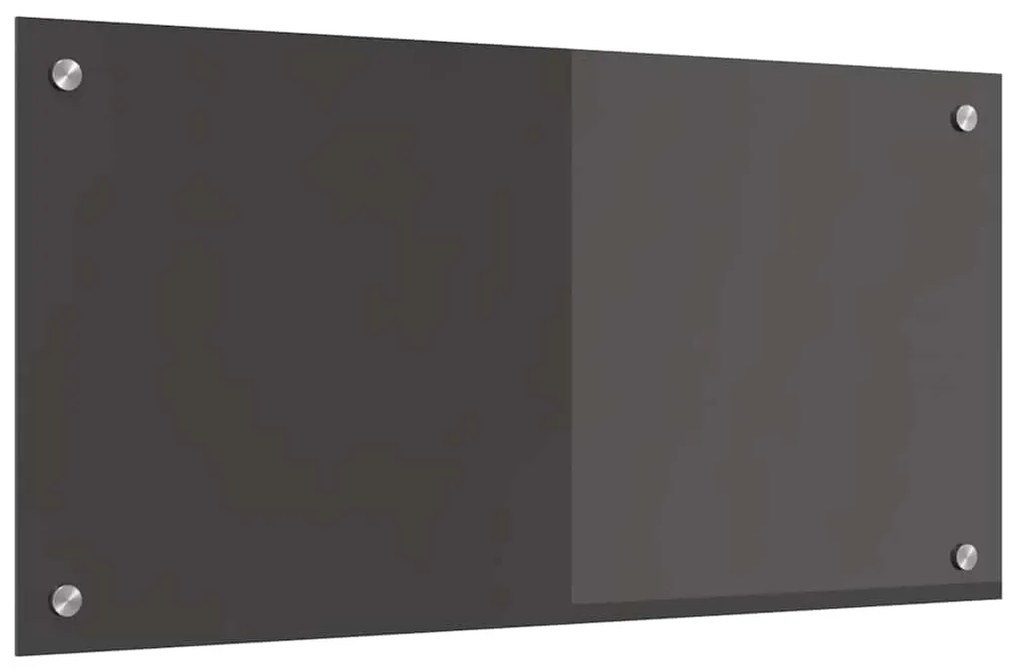vidaXL Πίσω Πάνελ Κουζίνας Σκούρο γκρι 80 x 40 x 0.6 εκ.
