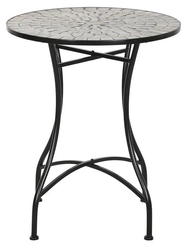 Βοηθητικό Τραπέζι Home ESPRIT Μαύρο Πολύχρωμο 60 x 60 x 72 cm