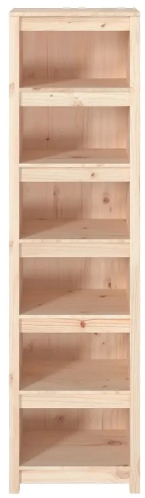 vidaXL Βιβλιοθήκη 50x35x183 εκ. από Μασίφ Ξύλο Πεύκου