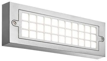 Απλίκα Φωτιστικό Τοίχου LED 6W 3CCT IP65 Πλέγμα Senario Pro Eurolamp-145-52118-Γκρι 145-52118