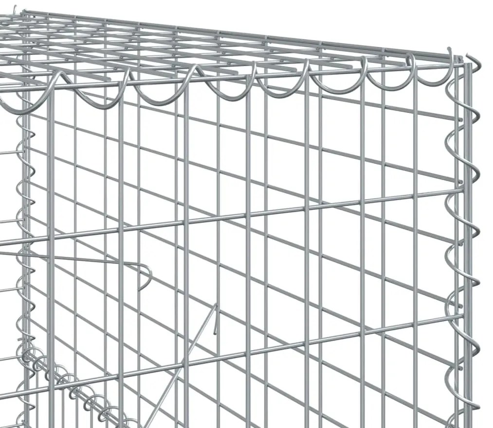 vidaXL Συρματοκιβώτιο με Κάλυμμα 100x100x150εκ από Γαλβανισμένο Χάλυβα