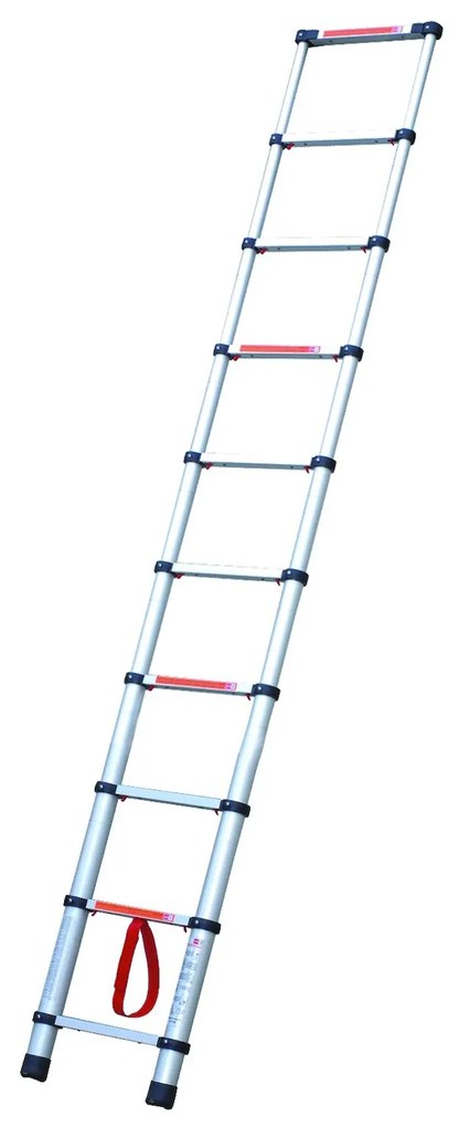 Σκάλα Μονή Τηλεσκοπική 9 Σκαλιά 150kg Αλουμίνιο BULLE 631150