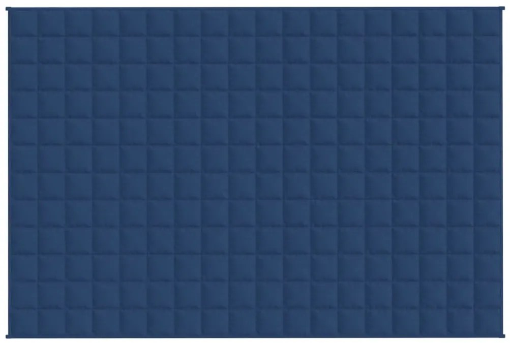 vidaXL Κουβέρτα Βαρύτητας Μπλε 137 x 200 εκ. 10 κ. Υφασμάτινη