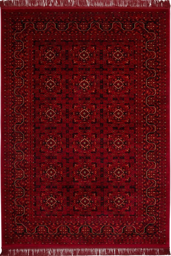 Χαλί Mauri 02267A Burgundy Βιοκαρπέτ 200X290cm