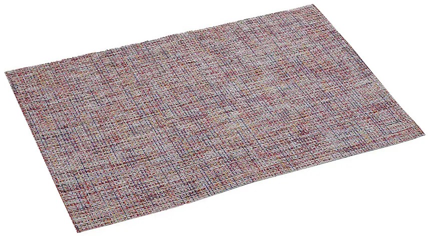 Σουπλά Polyester Ορθογώνιο Ροζ Με Κρόσσι Γαλάζιο ESPIEL 45x30εκ. PUL402K6