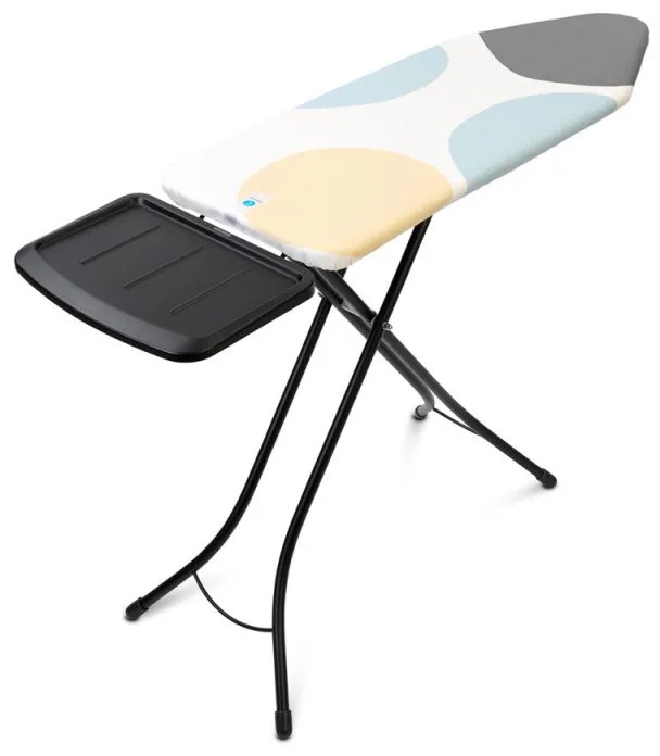 Σιδερώστρα Brabantia C 1003374, 124x45 cm, 7 θέσεις ρύθμισης, υποδοχή γεννήτριας ατμού, Λευκό/γκρι